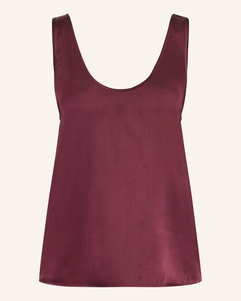 Anine Bing Satintop Lea rot Dunkelrot