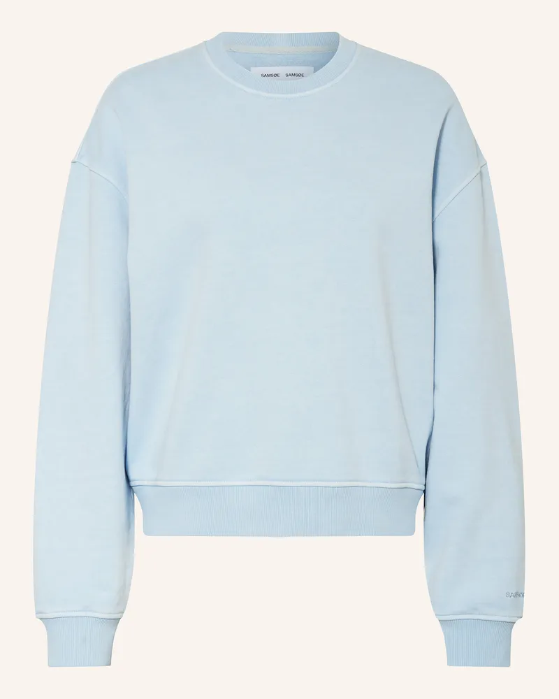 Samsøe & Samsøe Sweatshirt Savan blau Hellblau