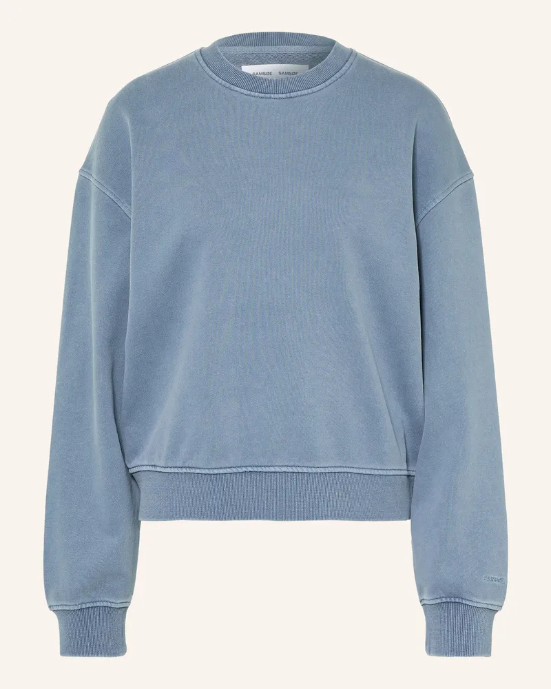 Samsøe & Samsøe Sweatshirt Savan blau Hellblau