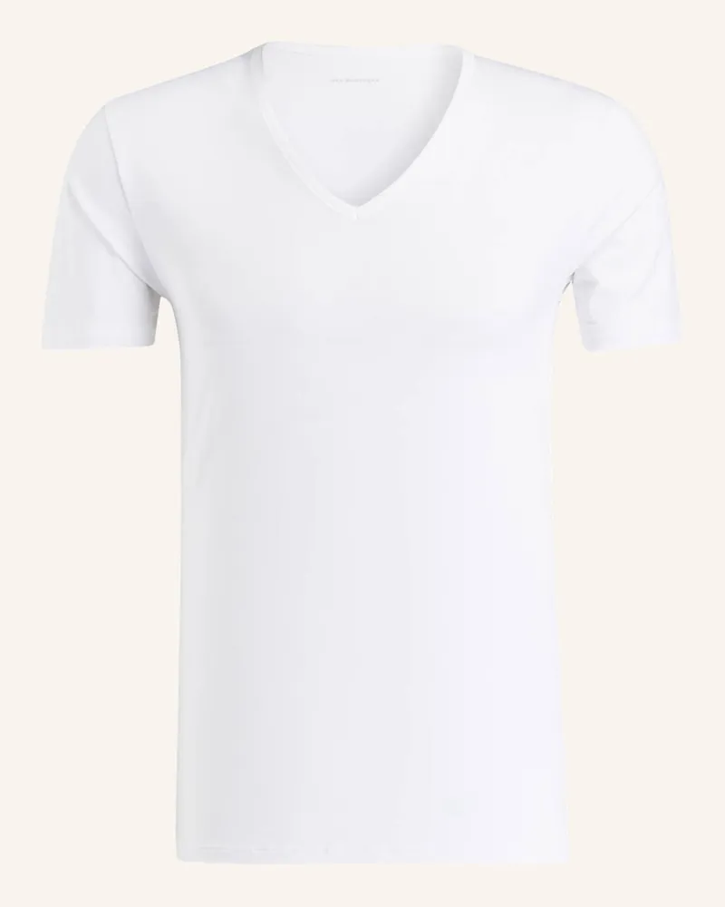 Mey V-Shirt Serie DRY COTTON Weiss