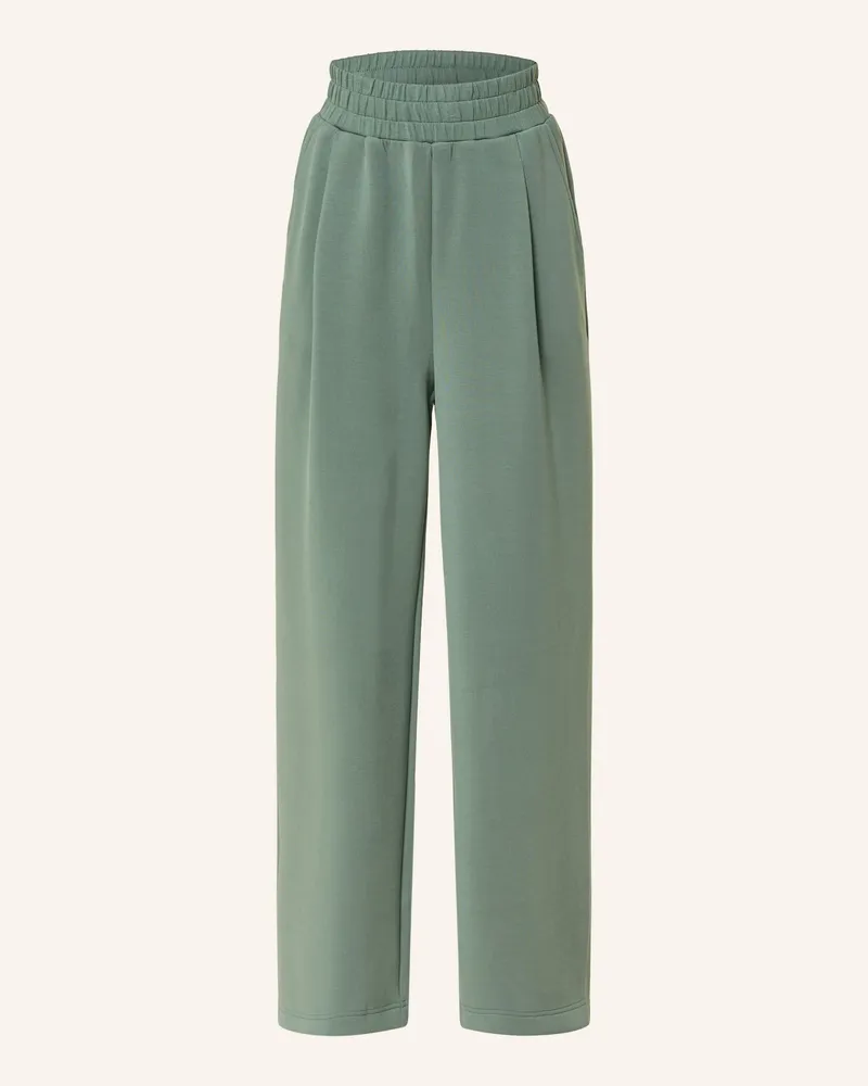 Varley Trainingshose The Extra Wide Leg Pant gruen Grün