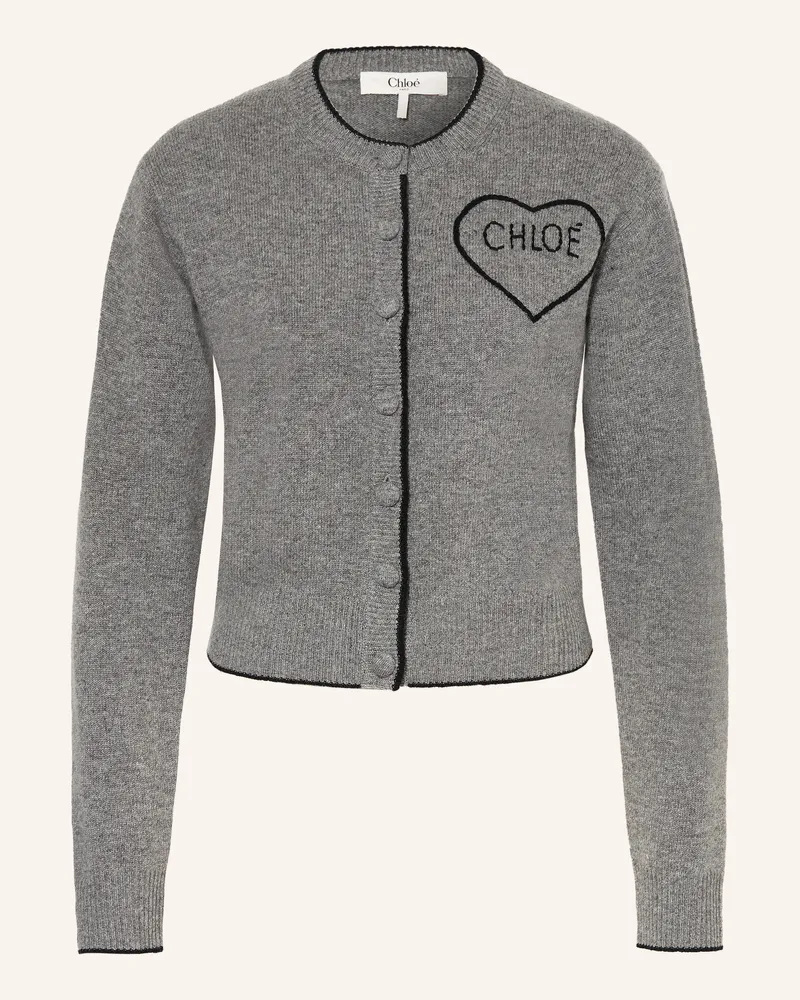 Chloé Strickjacke grau Grau