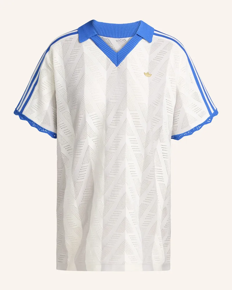 adidas Kurzärmeliges Poloshirt weiss Weiss