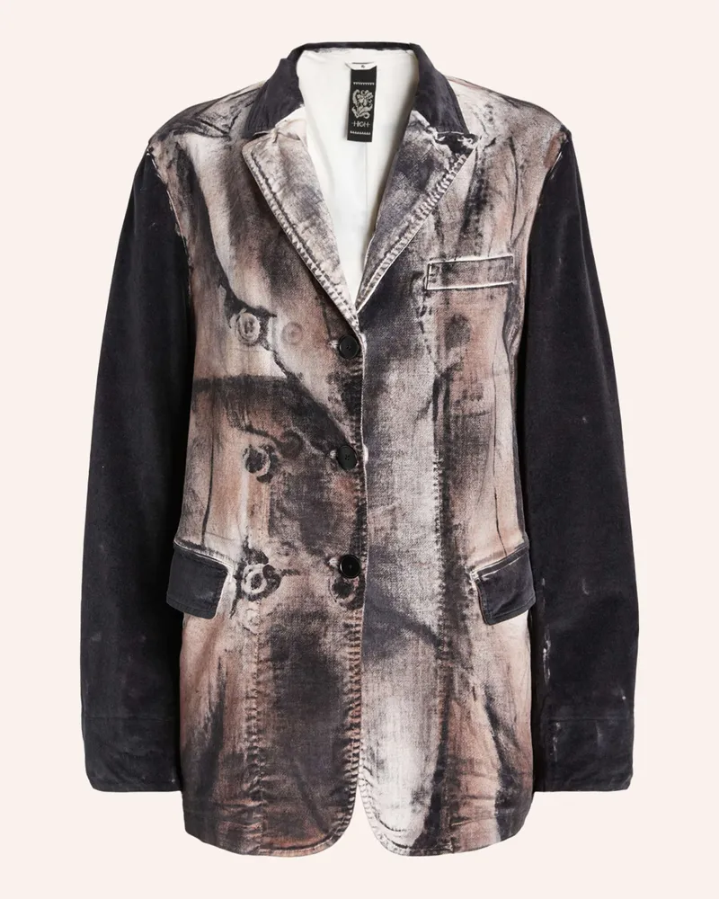 HIGH Samtjacke LISTEN TO Braun