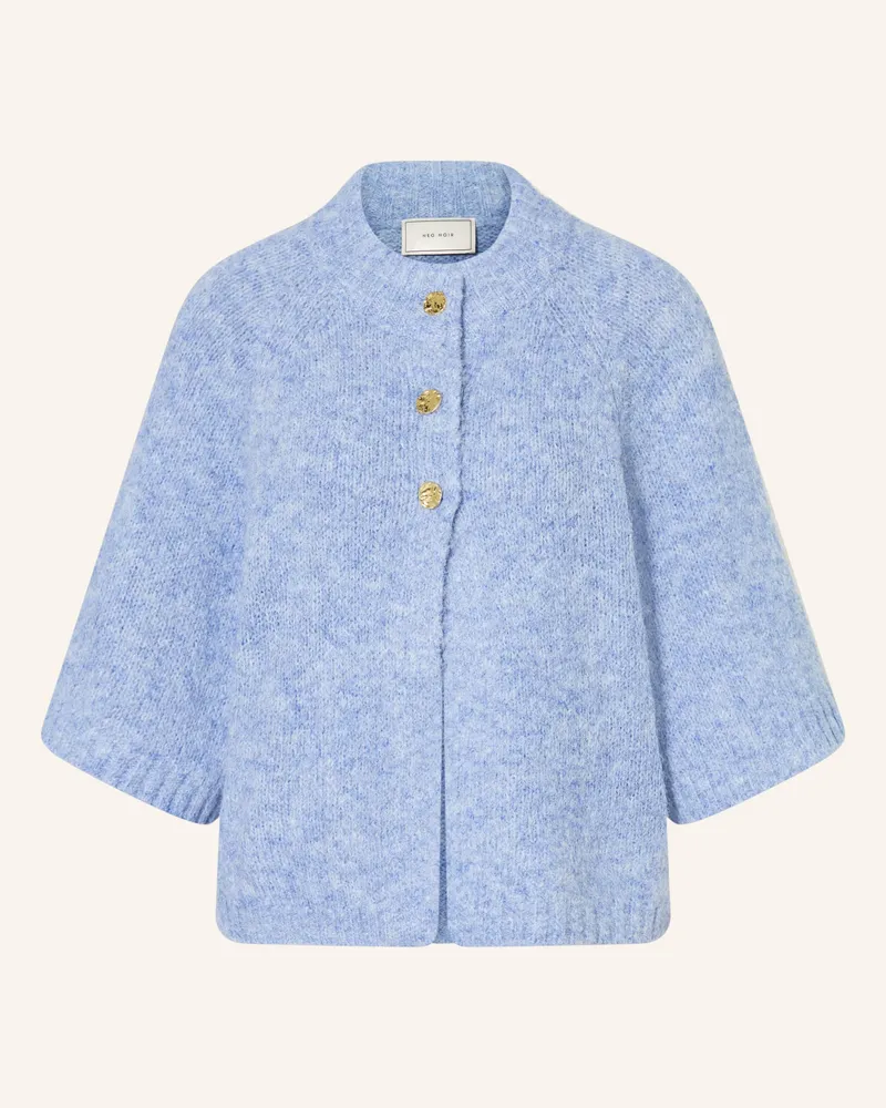 Neo Noir Strickjacke Benuta Mit 3/4-Arm blau Hellblau