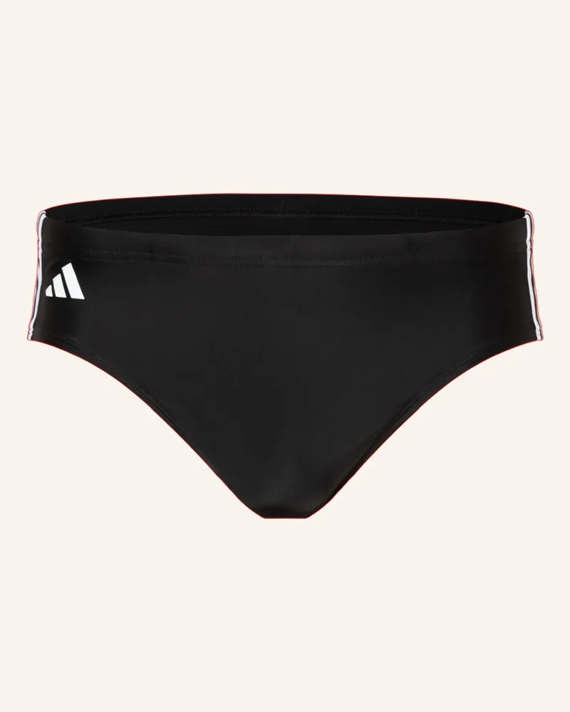 adidas Badeslip Classic 3-Streifen schwarz Schwarz