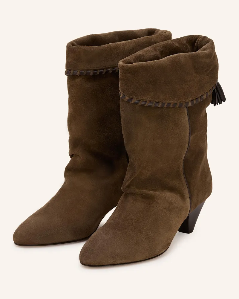 Isabel Marant Stiefeletten Dalby braun Dunkelbraun