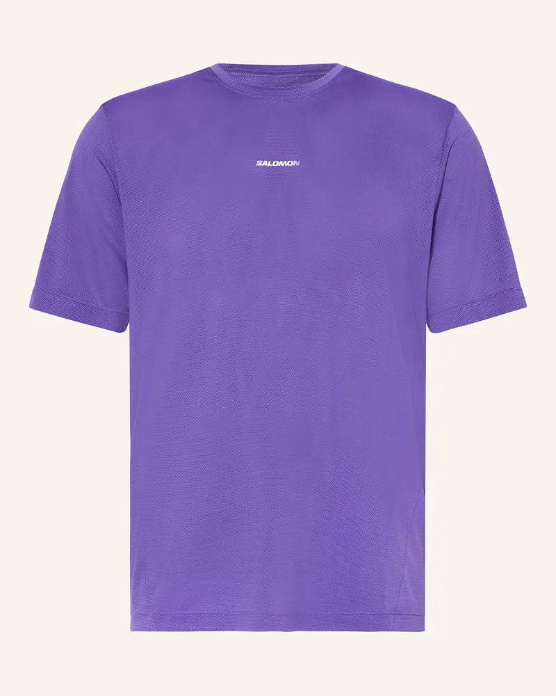 Salomon Laufshirt SHAKEOUT CORE Lila