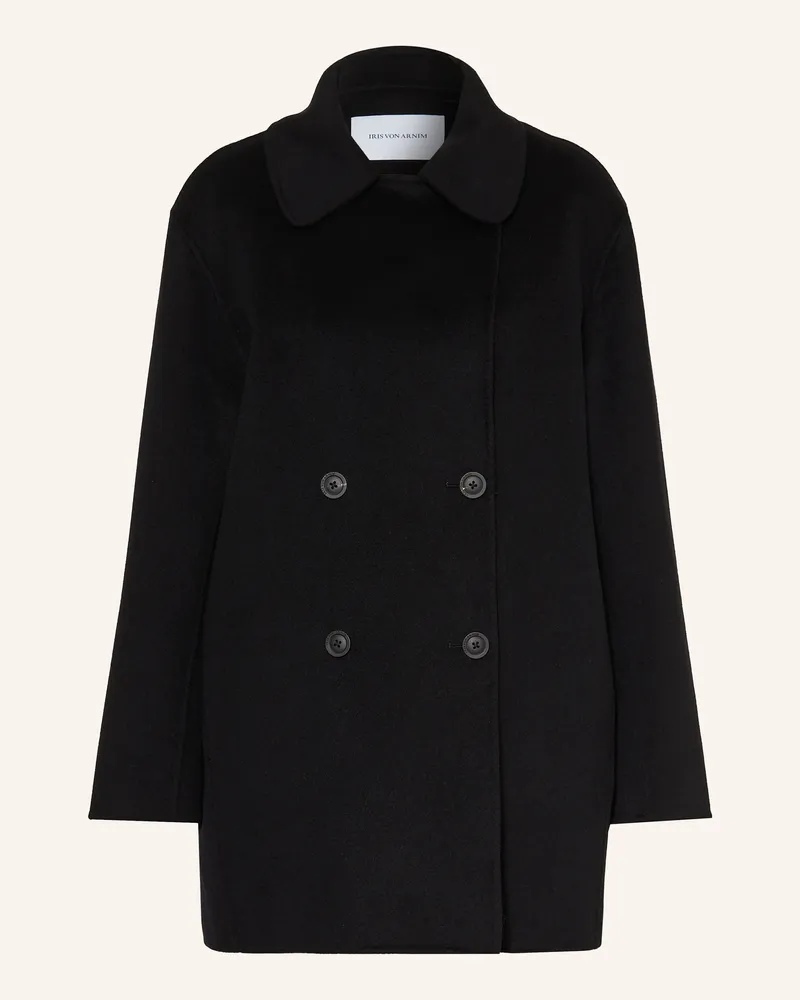 Iris von Arnim Mantel DAGNY mit Cashmere Schwarz