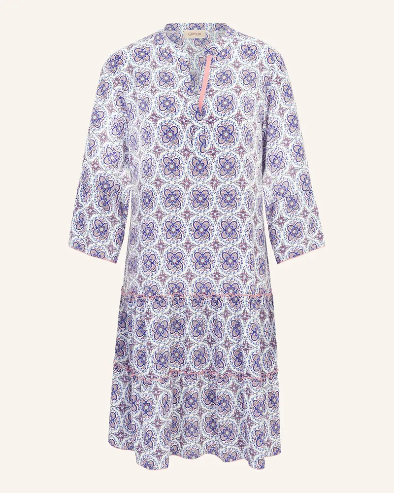 Cartoon Kleid mit 3/4-Arm Blau