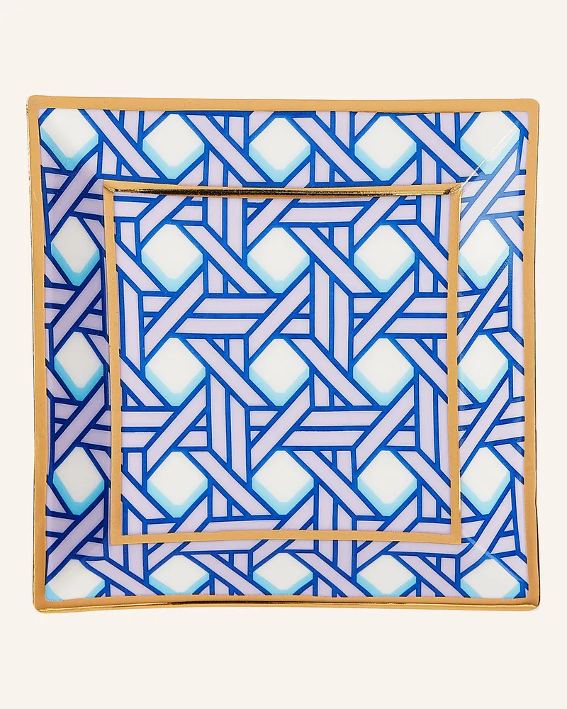 Jonathan Adler Schale BASKETWEAVE Weiss