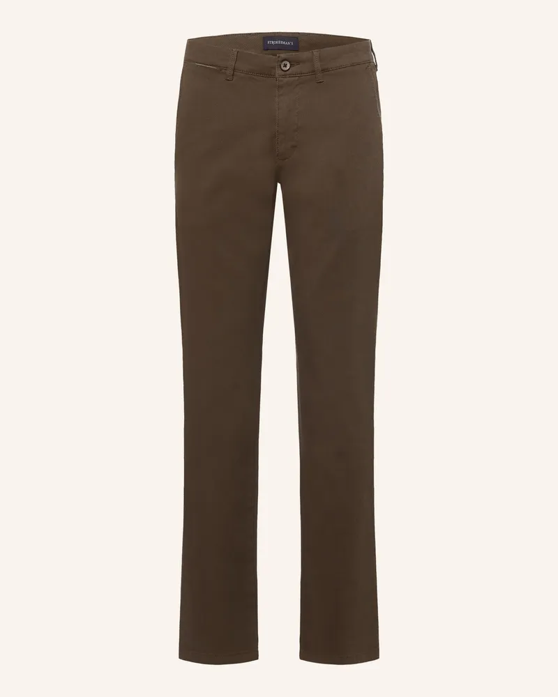Strokesman's Chino Slim Fit gruen Oliv