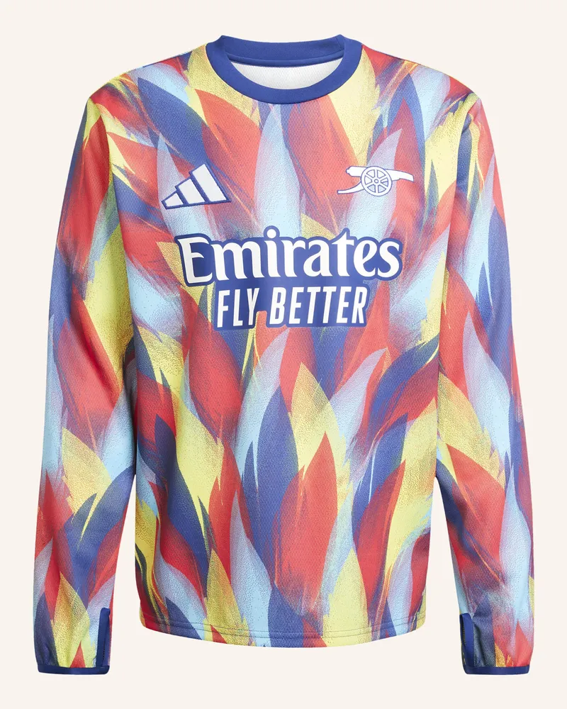 adidas FC ARSENAL 25/26 PRE-MATCH WARM OBERTEIL Blau
