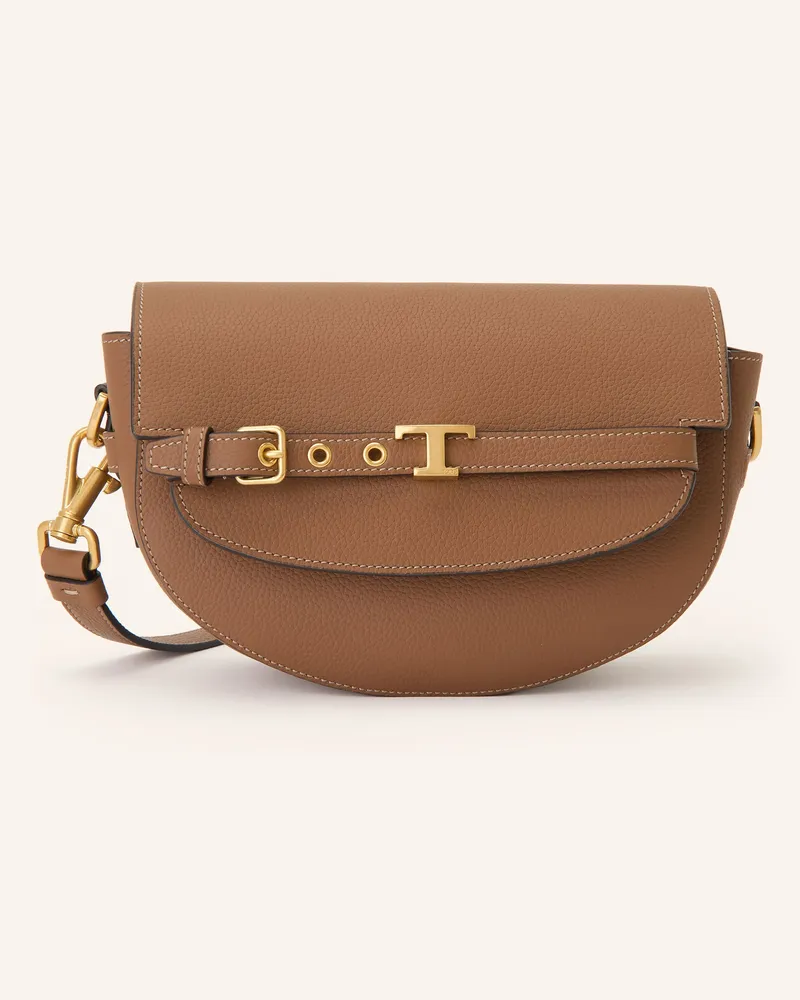 TOD'S Umhängetasche T Signature braun Braun