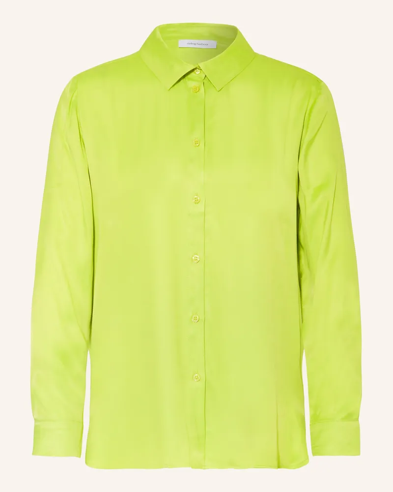 Darling Harbour Hemdbluse Aus Satin gruen Limettengrün