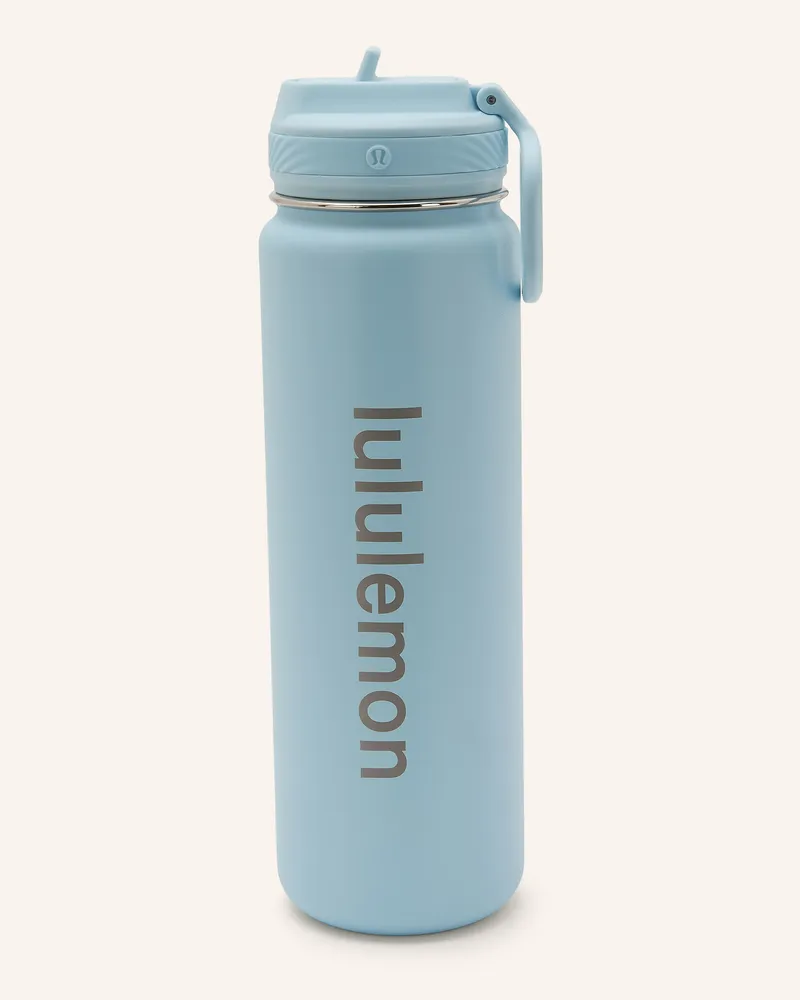 LULULEMON Trinkflasche Back To Life beige Hellblau