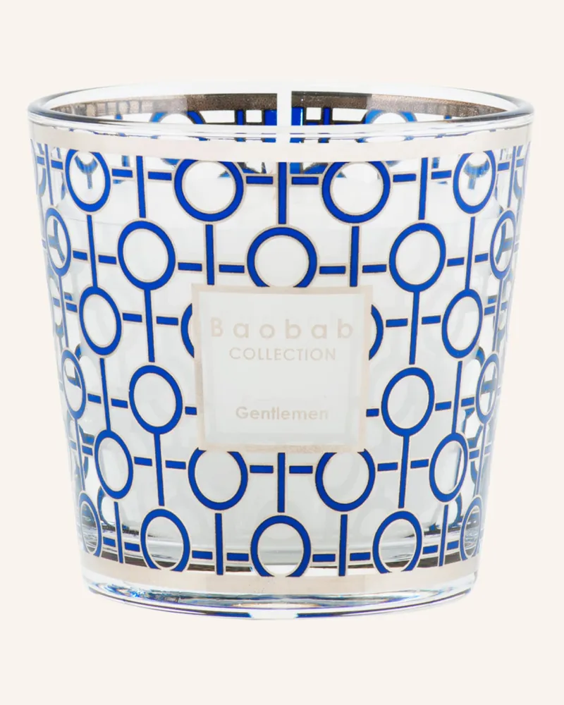 Baobab Collection Duftkerze Gentlemen blau Weiss