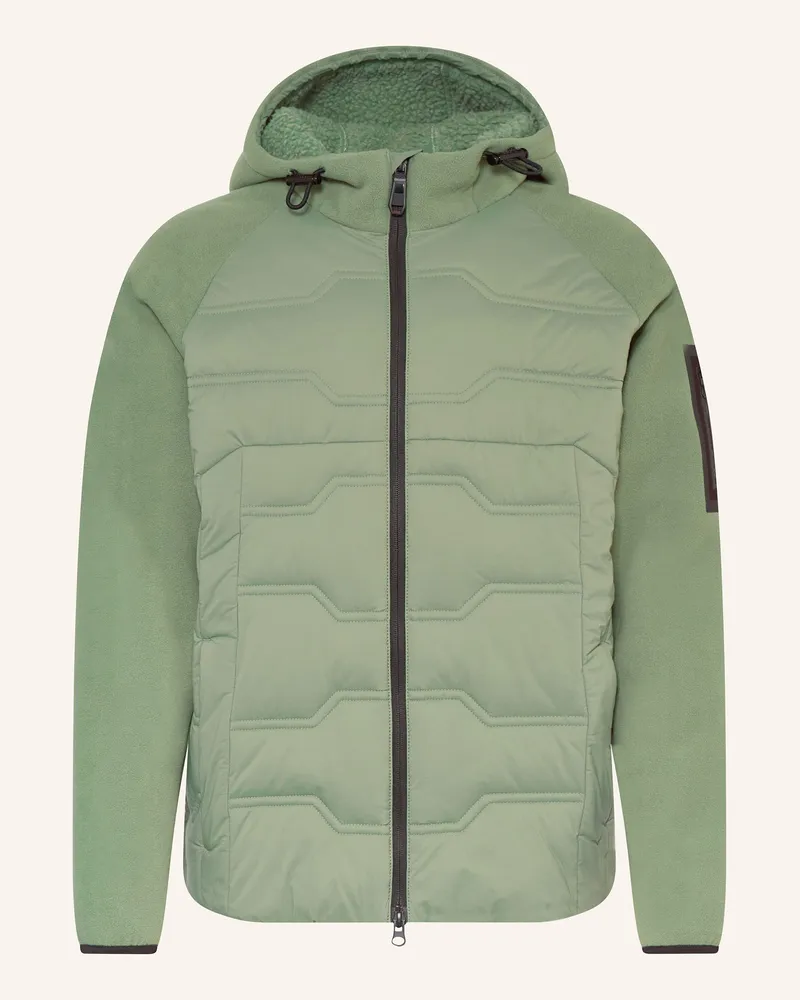 HUGO BOSS Steppjacke OW_HOLE19 im Materialmix Grün