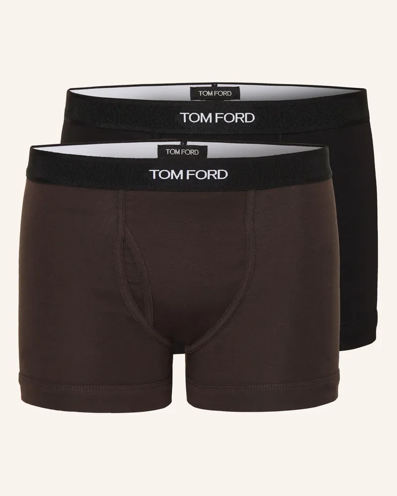 Tom Ford 2er-Pack Boxershorts Schwarz