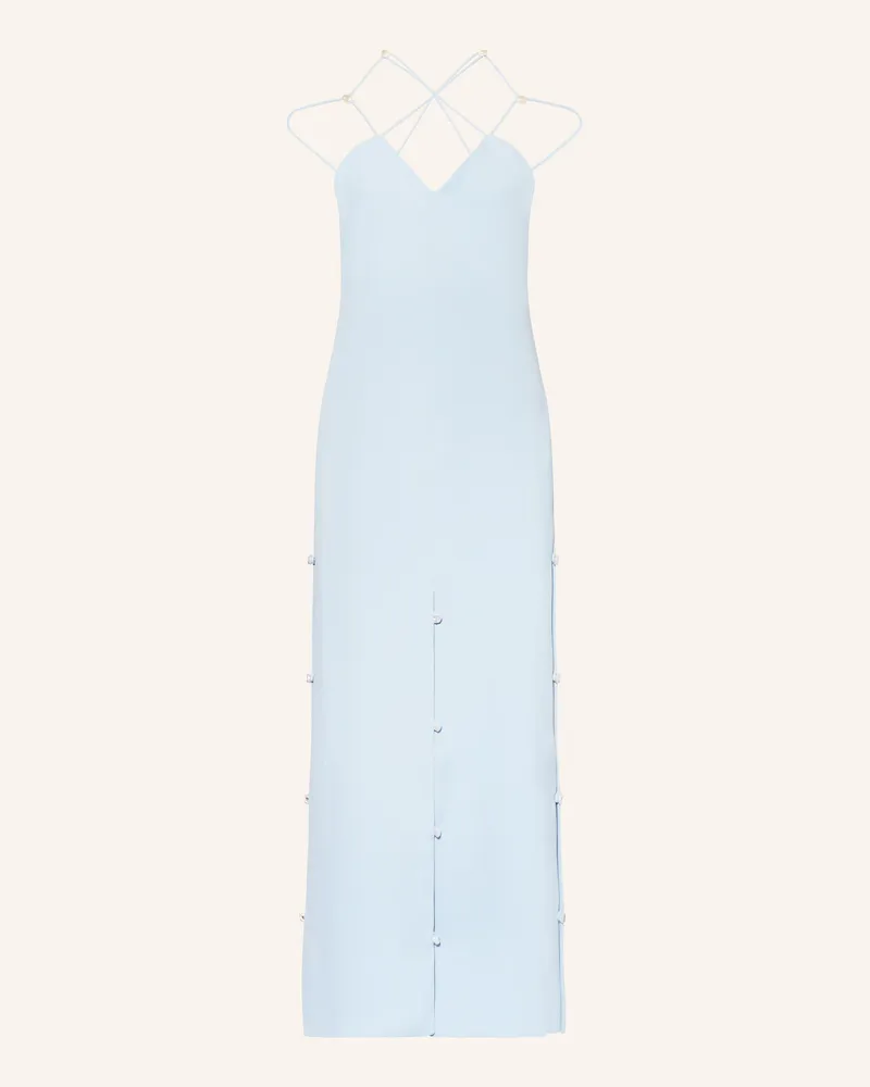 Stine Goya Kleid CHRISTABEL mit Schmuckperlen Hellblau