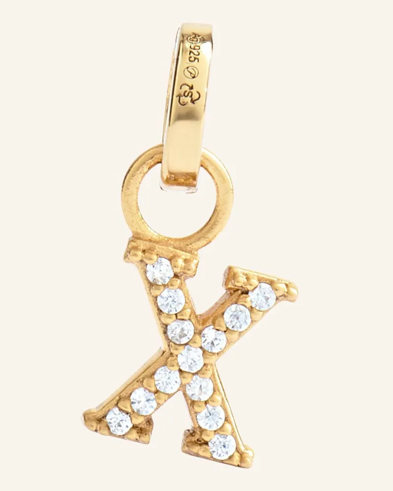 POMPIDOU Anhänger X By Glambou gold Gold