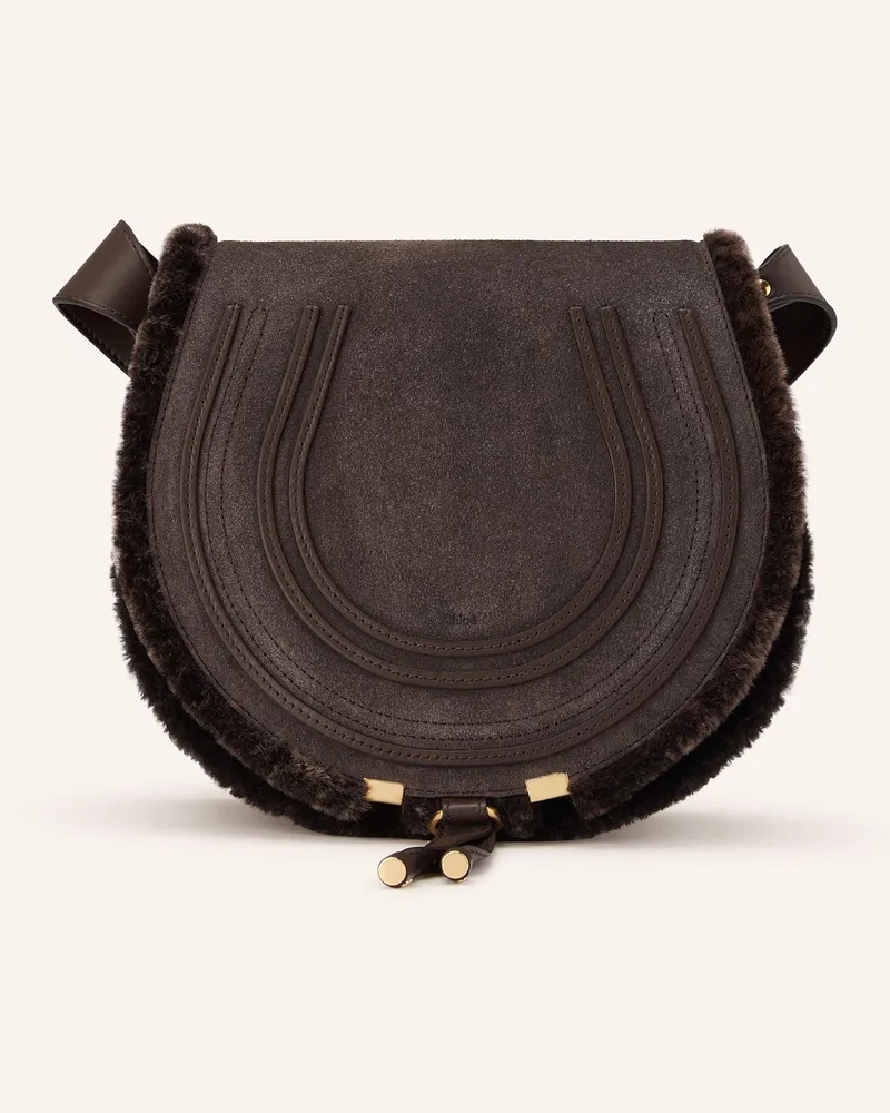 Chloé Umhängetasche Marcie braun Dunkelbraun