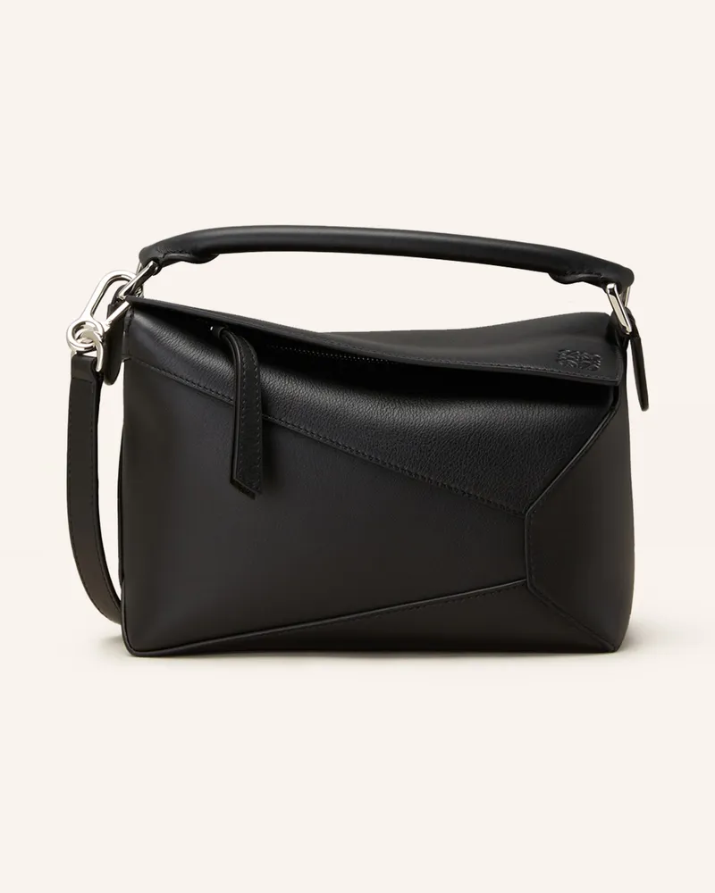 Loewe Handtasche PUZZLE SMALL Schwarz