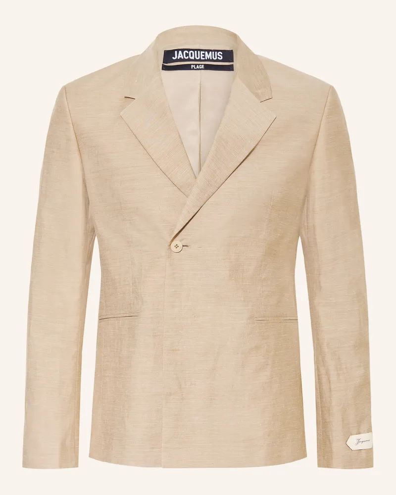 Jacquemus Sakko La Veste Melo Mit Leinen beige 150