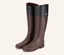 Gummistiefel Refined Gold Trim schwarz