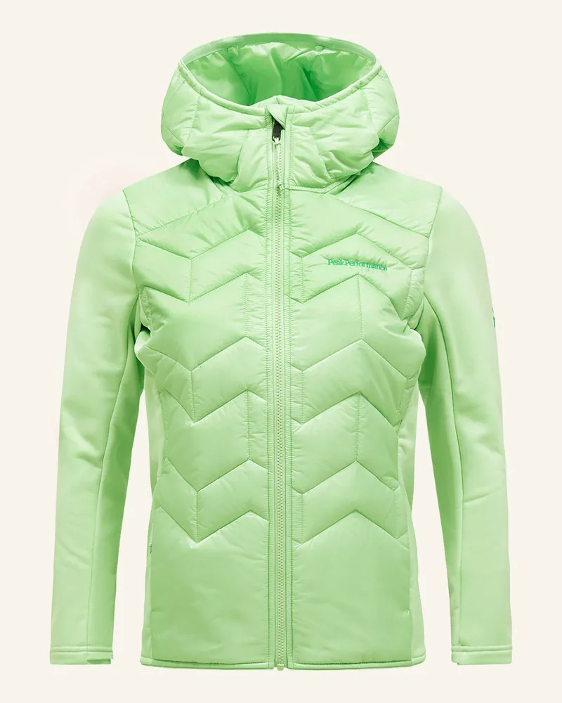 Peak Performance Hybrid-Steppjacke Elevate Liner gruen Hellgrün