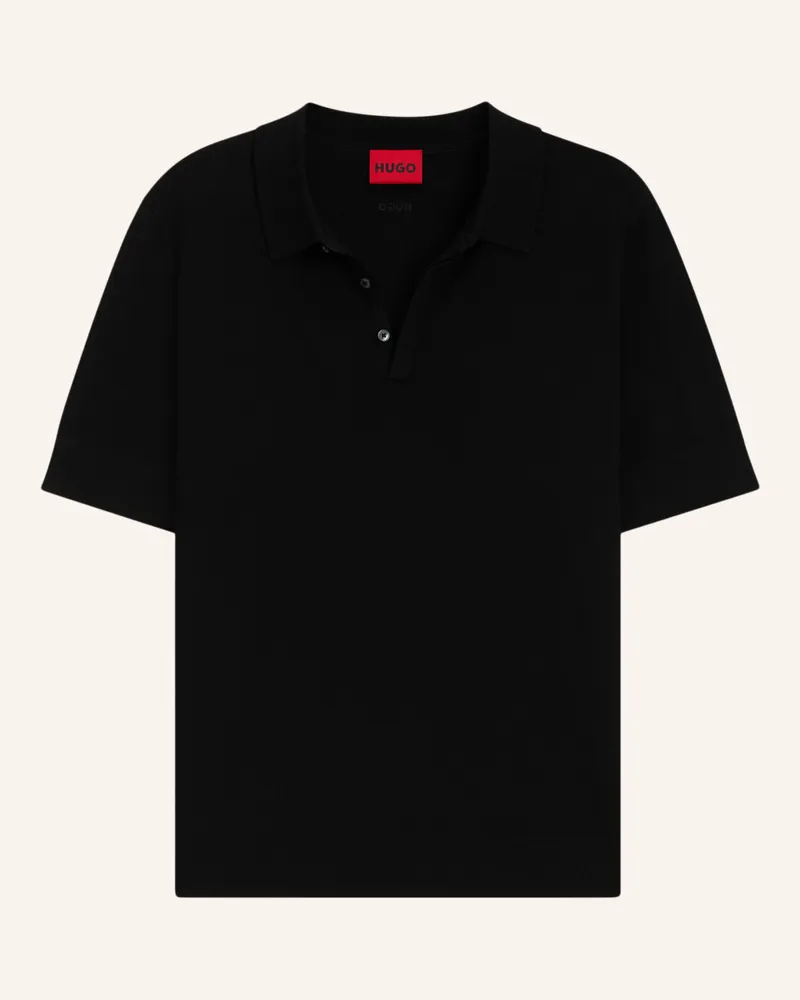 HUGO BOSS Pullover SAN PETER-CV Regular Fit Schwarz