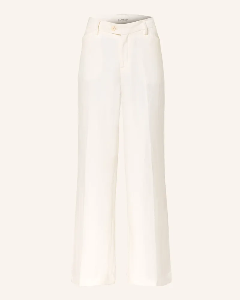 Closed Marlenehose Flye weiss Ecru