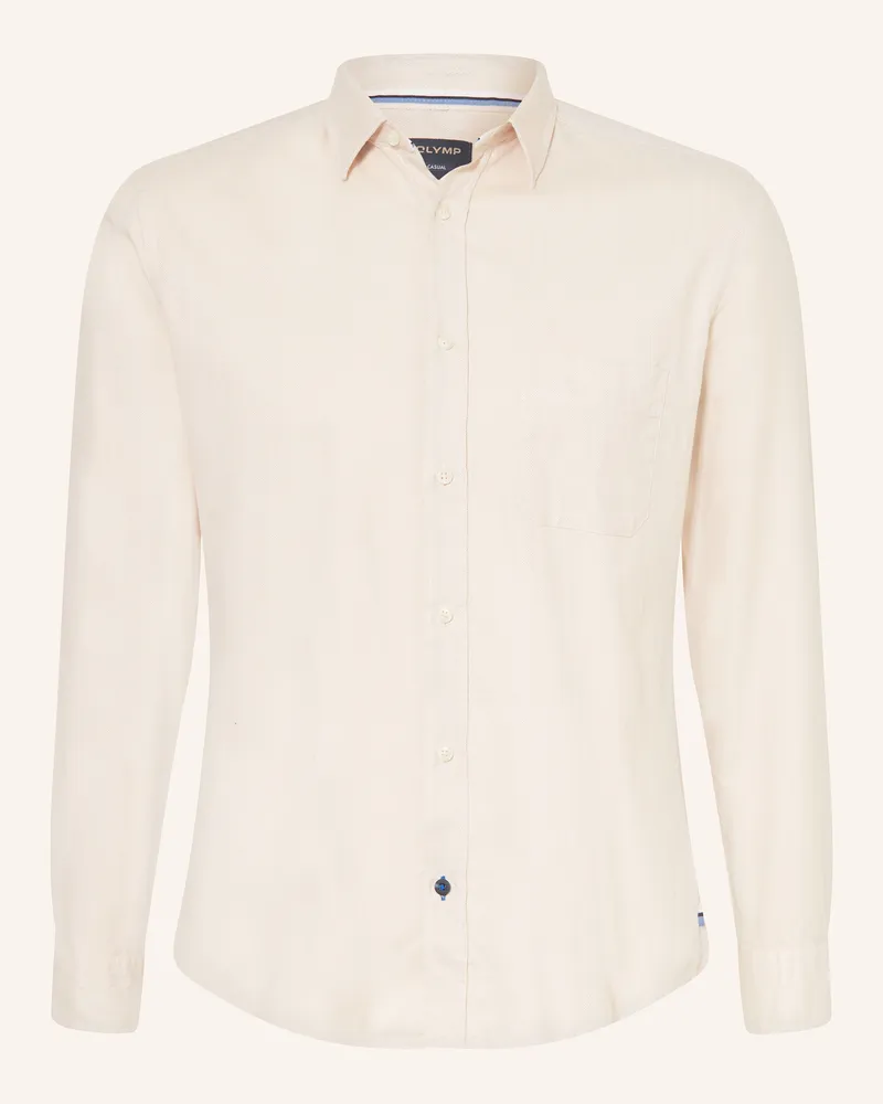 Olymp Hemd Casual regular fit Beige