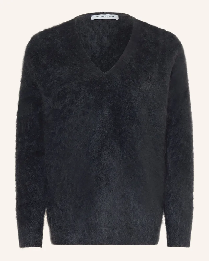 Iris von Arnim Cashmere-Pullover Maybell grau Dunkelgrau