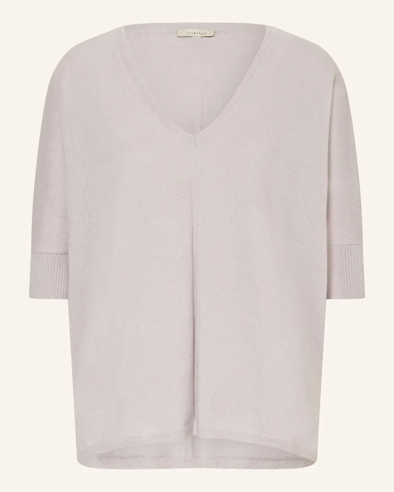 lilienfels Oversized-Pullover aus Cashmere Hellgrau