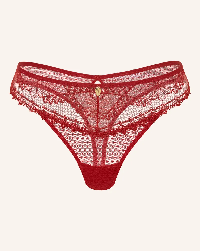 Aubade String MYSTERY OF LOVE mit Cut-out Dunkelrot