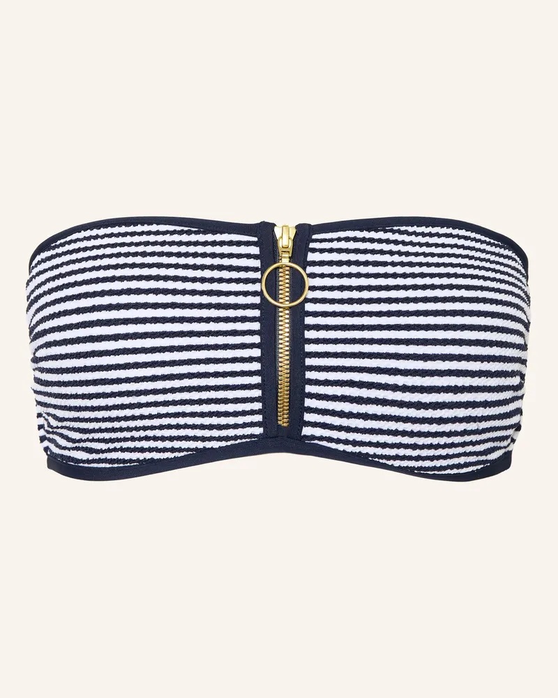 Seafolly Australia Bandeau-Bikini-Top Clubhouse blau Dunkelblau