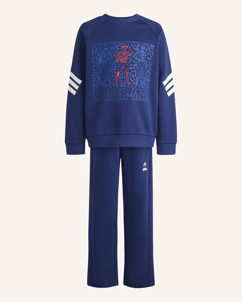 adidas ADIDAS MARVEL SPIDER-MAN JOGGINGANZUG Blau