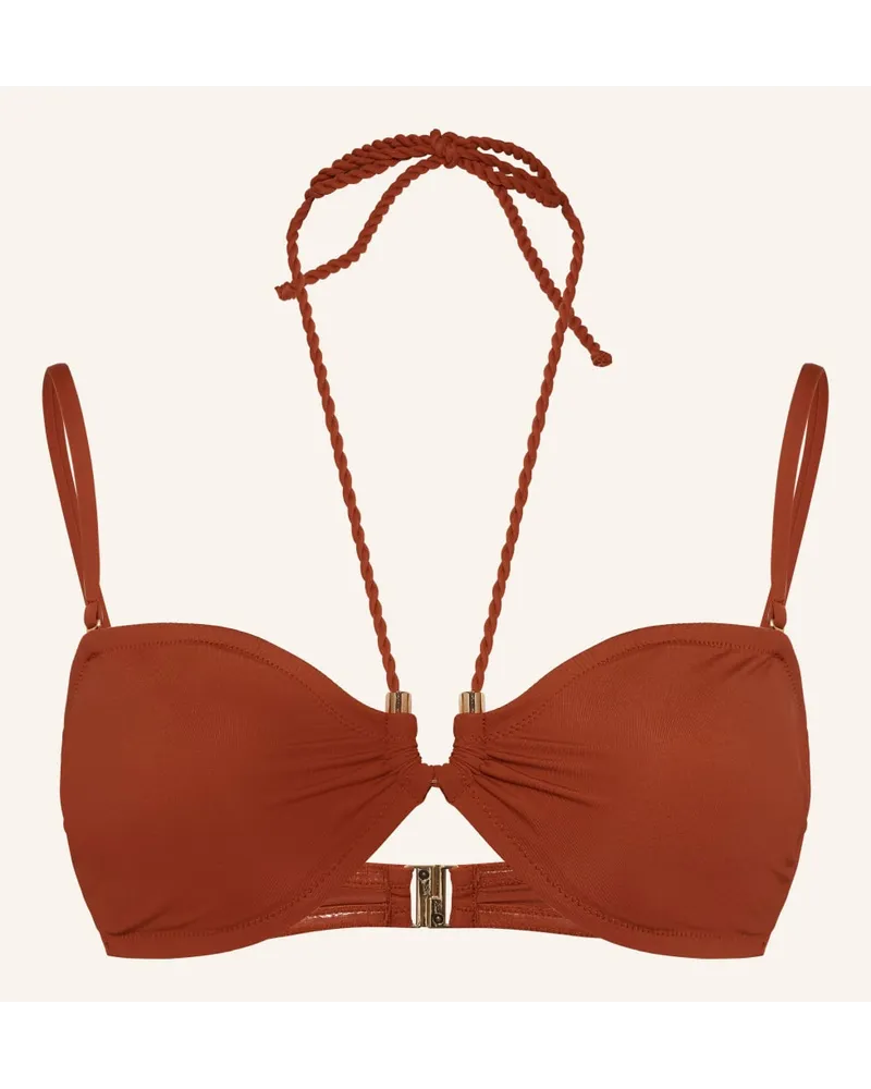 Aubade Bandeau-Bikini-Top SUMMER JOURNEY Rot