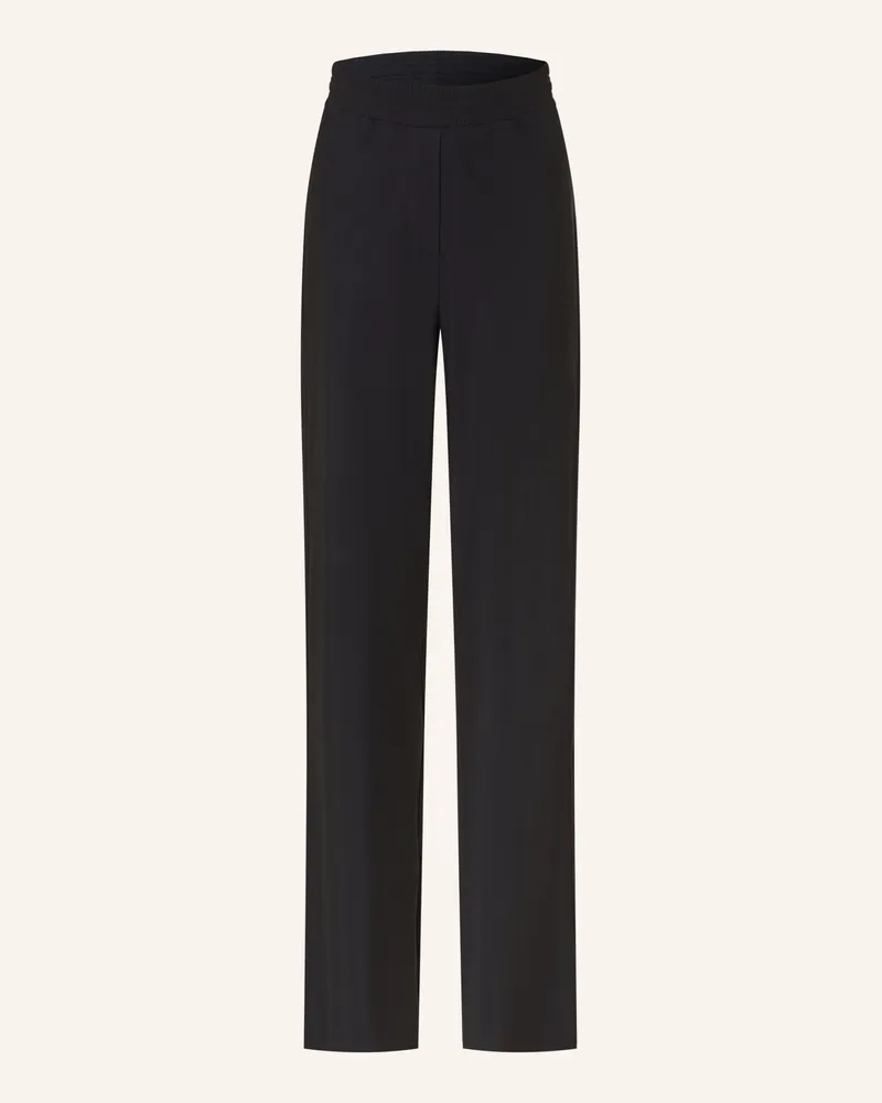 Dorothee Schumacher Hose MODERN FLOW mit Galonstreifen Schwarz