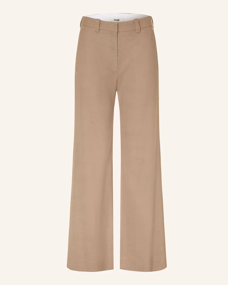 Maje Marlenehose beige Beige