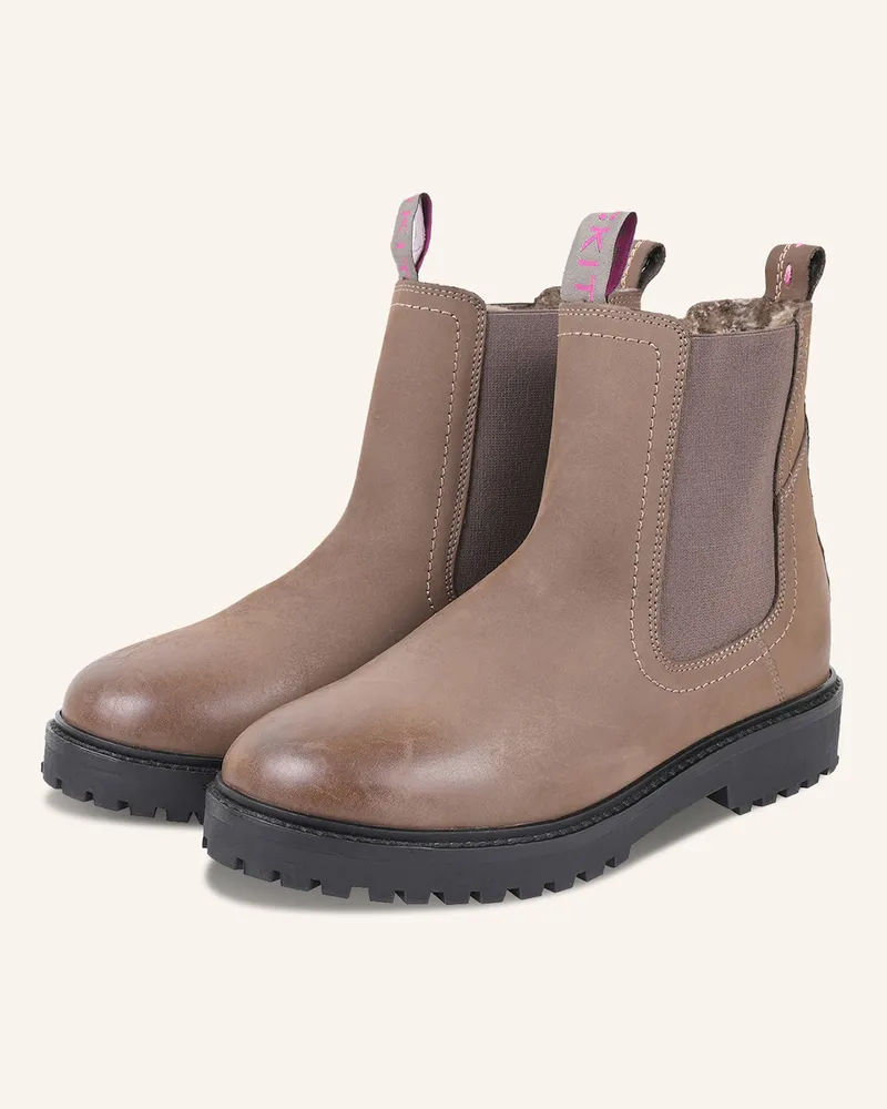 CRICKIT Chelsea-Boots SOA Taupe