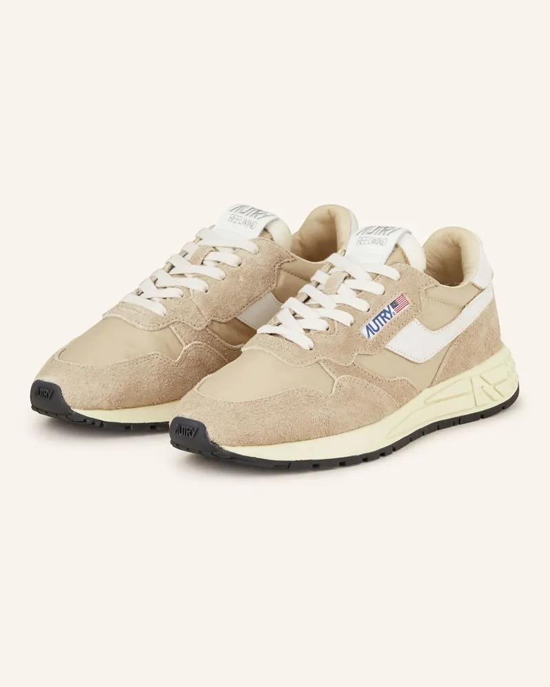 AUTRY Sneaker Reelwind Low Nylon/Crack beige Beige