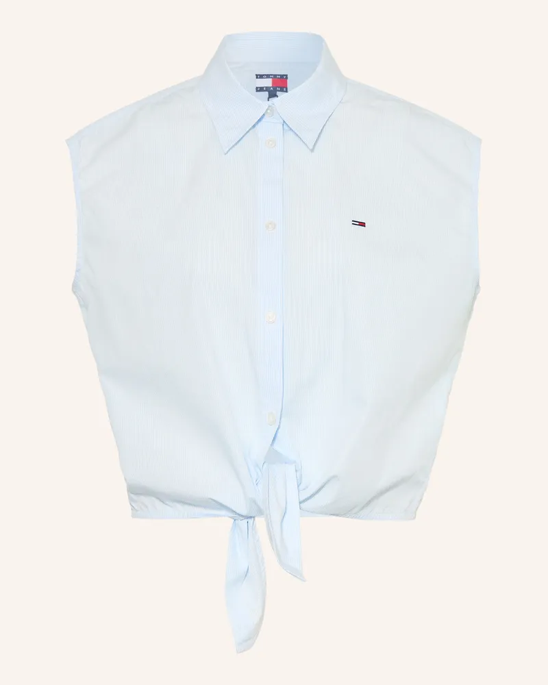 Tommy Hilfiger Blusentop blau Hellblau