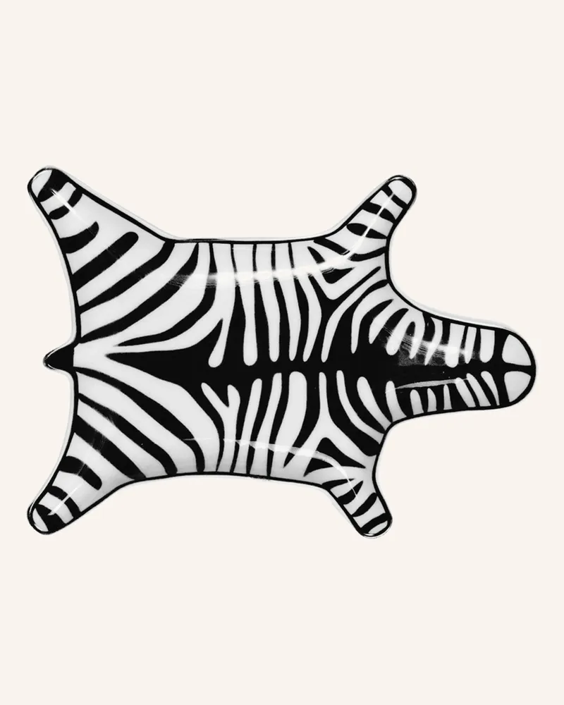 Jonathan Adler Schale Zebra schwarz Black