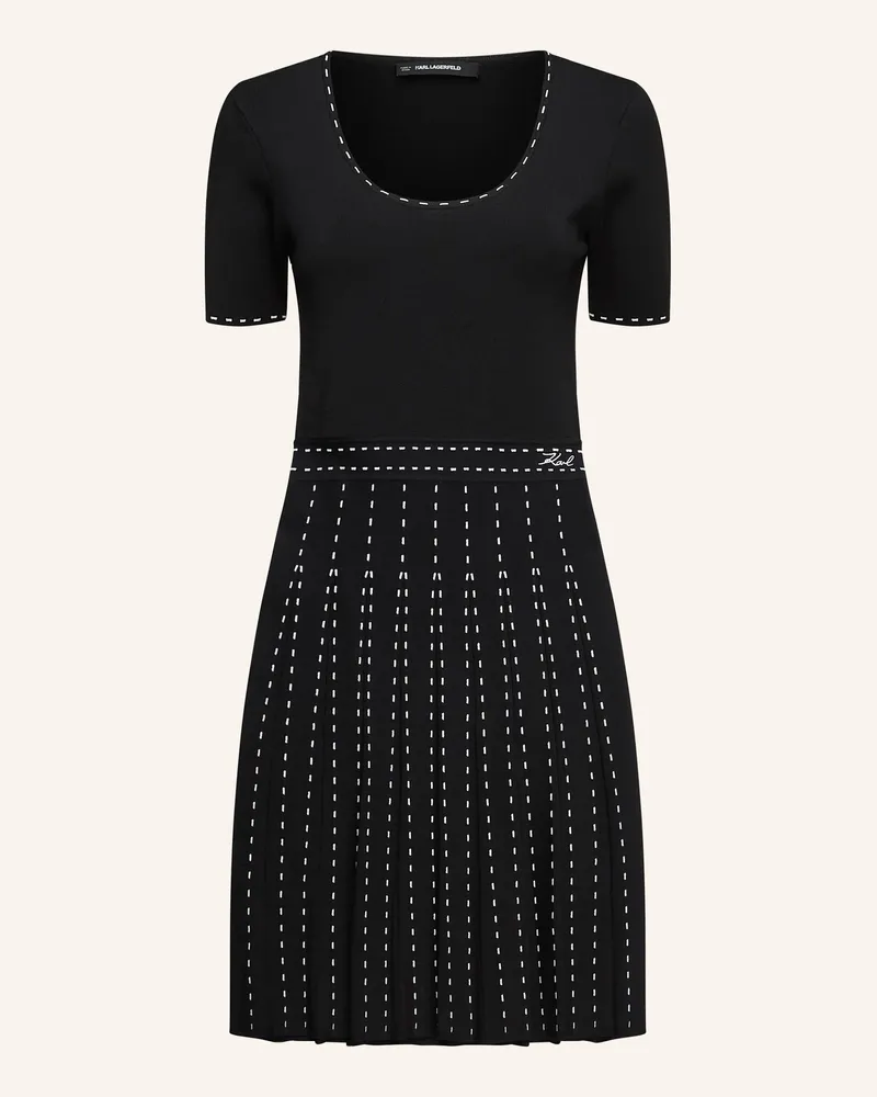 Karl Lagerfeld Kleid schwarz Schwarz