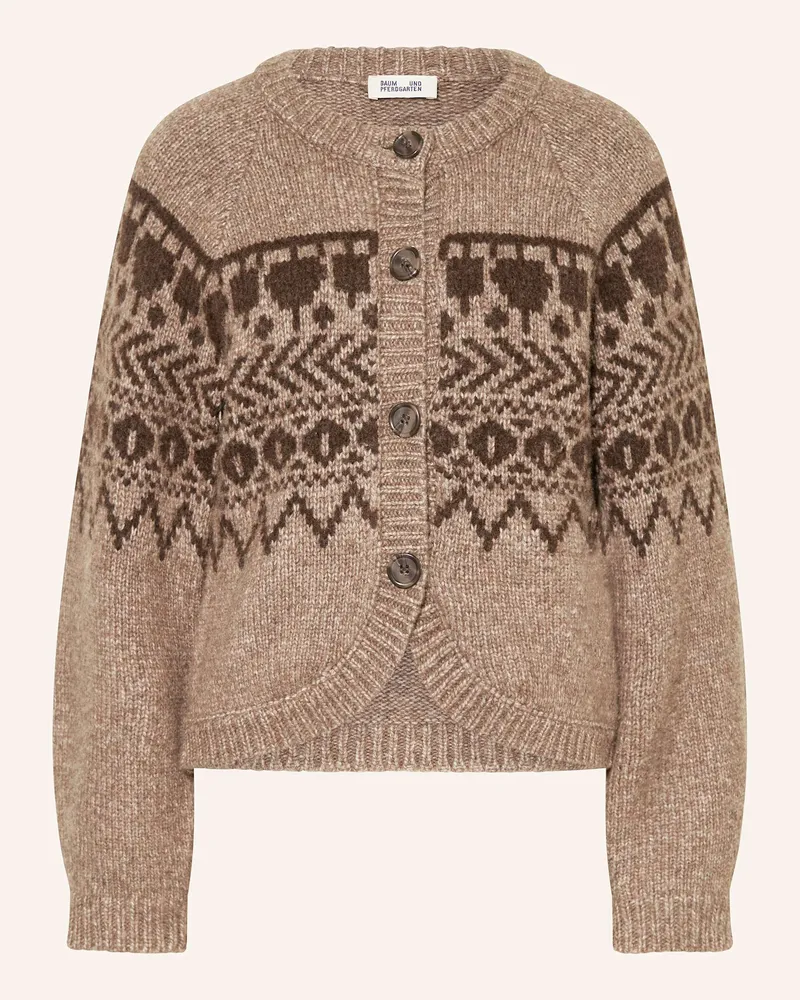 Baum und Pferdgarten Strickjacke COLIN Braun