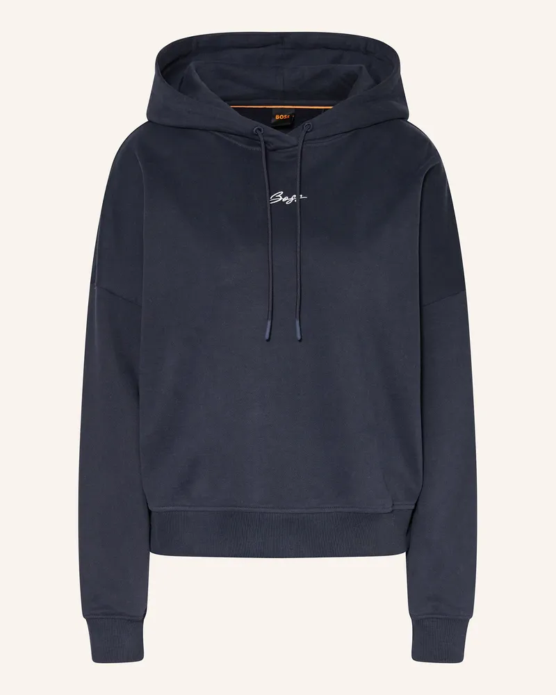 HUGO BOSS Hoodie Ehoody blau Dunkelblau