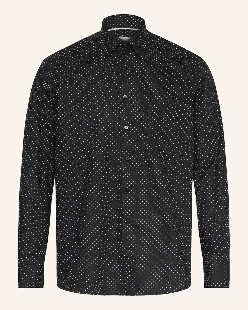 Eterna Hemd Comfort Fit Schwarz