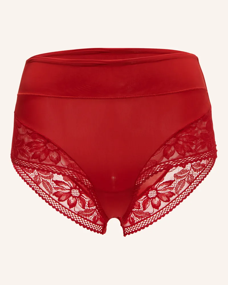 Wolford Lingerie Tanga LACE HIGH WAIST BRIEF Rot